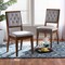 Baxton Studio Gideon ModernGrey Fabric Upholstered and Walnut Brown Finished Wood Dining Chair Set(2PC) PR 195-2PC-12145-ZORO - alternate 1